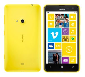 Nokia Lumia 625 Yellow Gelb 4G LTE RM-941 Windows Phone Ohne Simlock