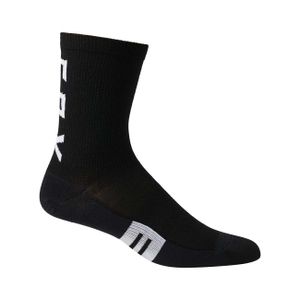 FOX Klassische Fahrradsocken - FLEXAIR MERINO  - Schwarz L-XL