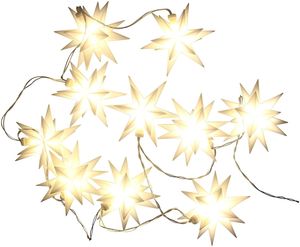 LED-Lichterkette '3D-Sterne'  warmweiß leuchtend Lichtquelle Schein