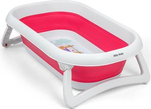 Milly Mally Aqua składana wanienka z odpływem różowa