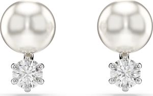 Swarovski Dámske náušnice Matrix Crystal Pearl White 5694225