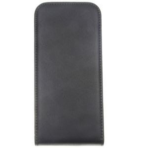 Slim Leder Flip Tasche HTC One M8 - Schwarz