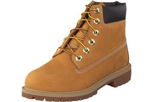 Timberland 6 In Premium Waterproof Boot Youth Wheat nubuck EU 32