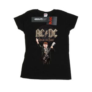 AC/DC - "Rock Or Bust Angus Young" T-Shirt für Damen BI51231 (M) (Schwarz)