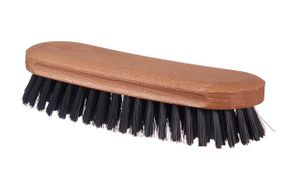 SCHUHBÜRSTE 17,5cm aus Kunststoff Holzoptik Schuhputzbürste Schuhcremebürste Glanzbürste Polierbürste 33