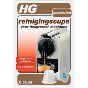 HG - Reinigungs Kapseln für Nespresso® Maschinen - 6 Kapseln