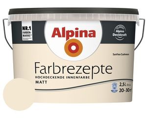 Alpina Wandfarbe Farbrezepte Sanftes Cashmere 2,5 l