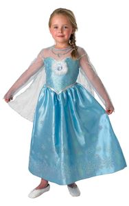 Elsa Deluxe Kostüm - Disney Die Eiskönigin, Kind, Größe:S