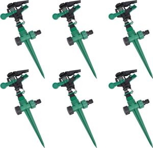 Impuls-Rasensprenger Sprenger Sprinkler Impulsregner 6er
