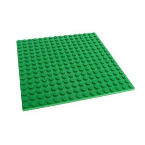 1x Lego Bau Platte grün 16x16 beidseitig bespielbar Elves Set 41075 41074 91405