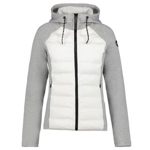 Icepeak Ashburn Midlayer Jacke für Damen mit Kapuze, Farbe:Weiß, Größe:L