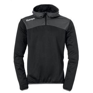 Kempa Emotion 2.0 Quarter Zip Hoody schwarz/anthrazit 4XL