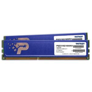 PATRIOT Memory 16GB DDR3-1600 - 16 GB - 2 x 8 GB - DDR3 - 1600 MHz - 240-pin DIMM