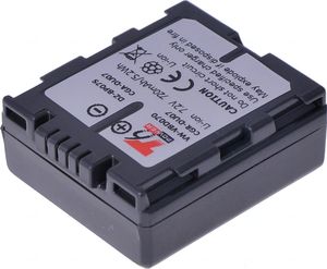 Batéria T6 Power pre videokameru Panasonic CGR-DU06, Li-Ion, 7,2 V, 720 mAh (5,2 Wh), šedá