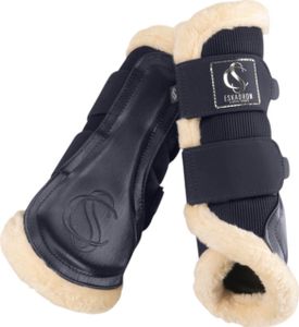 Eskadron Mesh Fauxfur Gamaschen navy Classic Sports 25 F/S, Größe:S