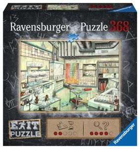 Ravensburger Puzzle Exit das Labor Puzzle und Knobelspiel ab 12 Jahren