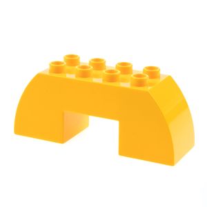 1x Lego Duplo Bau Stein 2x6x2 hell orange Tierbeine gebogen Set 10863 11197