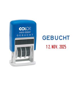 COLOP Datumstempel Mini Dater S160 L3 "GEBUCHT"