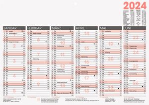 Glocken Tischkalender "Tafelkalender" 2024 DIN A4 quer