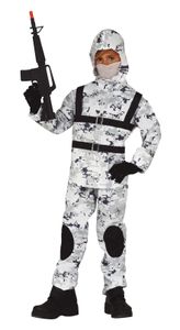 Zimní kostým vojáka pro chlapce velikost 110-146, velikost:140/146