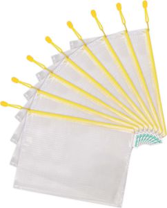 tarifold Reißverschlusstasche ZIPPER DIN A4 PVC gelb (1 Stück)