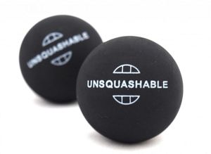 Unsquashable Squash-Ball UNSQUASHABLE gelb,  2er Blisterpack