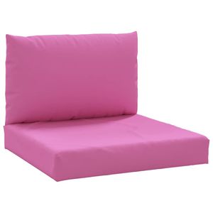 vidaXL Palettenkissen 2 Stk. Rosa Oxford-Gewebe