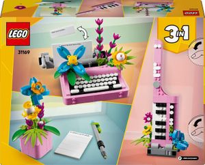 LEGO® Creator 3-v-1 písací stroj s kvetmi 31169
