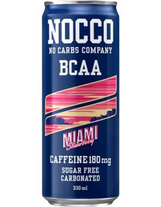 NOCCO BCAA 330 ml Mango Del Sol / BCAA  / Zuckerfreies kohlensäurehaltiges Getränk mit BCAAs, Koffein, Carnitin und Vitaminen