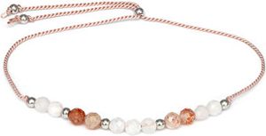 Kordelarmband mit Sonne und Mondstein HE26R3S-LP