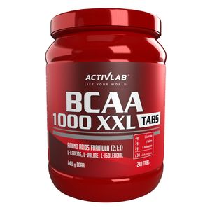 Activlab BCAA 1000 XXL TABS 240 Tabletten, L-Leucin, L-Isoleucin, L-Valin, Muskelschutz, Muskelenergie