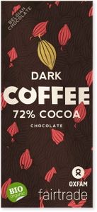 Bitterschokolade mit fair gehandelten Kaffeestückchen100 g - OXFAM
