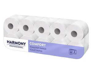50x Toilettenpapier weiß Recycling 2-lagig Professional Comfort 200 Blatt