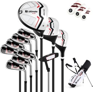COSTWAY kompletný dámsky set golfových palíc, 15-dielny set golfových palíc pre pravú ruku s 1 driverom a 3 fairway a 4 hybridmi a 6/7/ 8/9/ P železami a putterom
