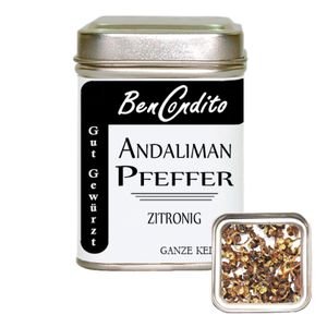 BenCondito I Andaliman Pfeffer - Indonesischer Zitruspfeffer 30g Dose