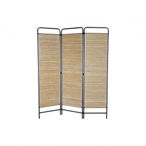 Paravent Spanische Wand DKD Home Decor Metall Bambus (148 x 180 cm)
