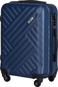 Xonic Design Reisekoffer - Hartschalen-Koffer mit 360° Leichtlauf-Rollen - hochwertiger Trolley mit Zahlenschloss in M-L-XL oder Set (Business Night Blue M, klein)