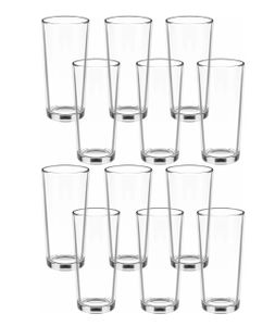 Wassergläser Set 230ml Trinkglas 12tlg Gläser-Set Saftgläser Glas Wasserglas