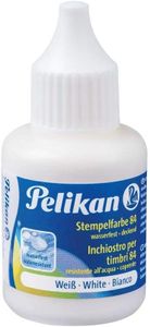 Pelikan Stempelfarbe 84 wasserfest weiß Inhalt: 30 ml