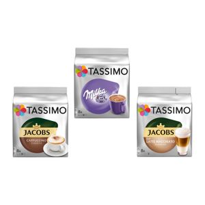 TASSIMO Kapseln Disc Creamy Collection Milka Cappuccino Classico Latte Macchiato