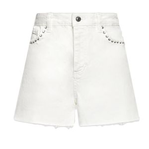 Spodenki damskie Guess ecru krótkie szorty jeansowe W25