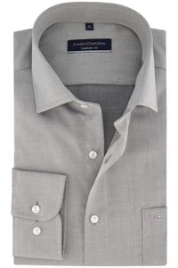 Casa Moda - Comfort Fit - Bügelfreies Herren Business langarm Hemd mit extra langen Arm (006882), Größe:48, Farbe:Silber (700)