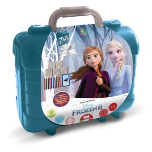 Disney Frozen Die Eiskönigin Travel Set Koffert - Malset - Stempelset - Mit Malbuch