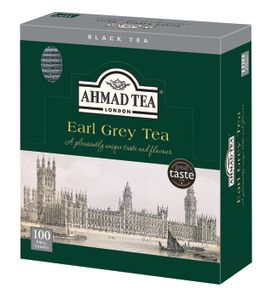Ahmad Tea - Earl Grey Schwarzer ALU -Beutel- Tee 100 St.