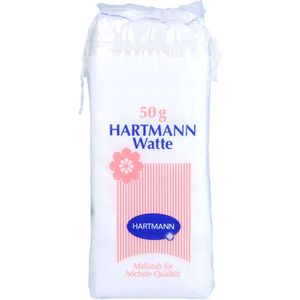 Hartmann Watte aus 100% Baumwolle - verschiedene Größen - 50 g | Packung (50 g) - 4049500100205