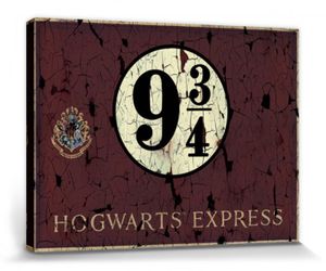 Harry Potter Poster Leinwandbild Auf Keilrahmen - Hogwarts Express (60 x 80 cm)