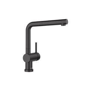 Blanco Küchenarmatur mit Handbrause LINUS-S schwarz matt 527523