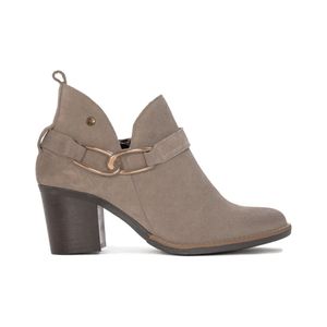 Damen Wildleder Stiefel auf Absatz Maciejka 06247-04 Beige 40