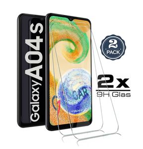 2X Samsung Galaxy A04s - Panzerglas Glasfolie Display Schutz Folie Glas Screen 9H Hart Echt Glas Displayschutzfolie 2 Stück