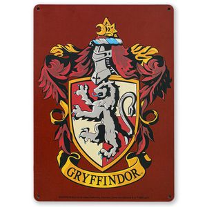 Harry Potter Blechschild Gryffindor 15 x 21 cm